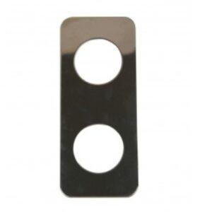NA Küljekatteplaat 2 auguga 65x155mm RST (ABLOY-le)