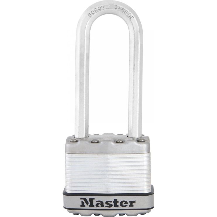 Riputatav ukselukk Masterlock Excell M1EURDLJ, hõbe v., 45 mm