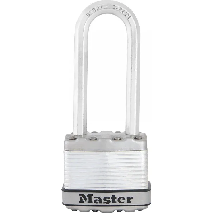 Riputatav ukselukk Masterlock Excell M1EURDLJ, hõbe v., 45 mm