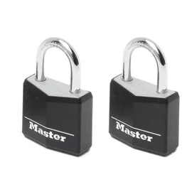 Riputatav ukselukk Masterlock 9130EURTBLK, must v., 30 mm, 2 tk