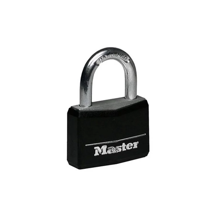 Riputatav ukselukk Masterlock 9150EURDBLK, must v., 50 mm