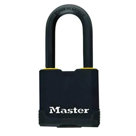 Riputatav ukselukk Masterlock, must v., 54 mm
