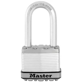 Riputatav ukselukk Masterlock Excell M5EURDLH, hõbe v., 52 mm