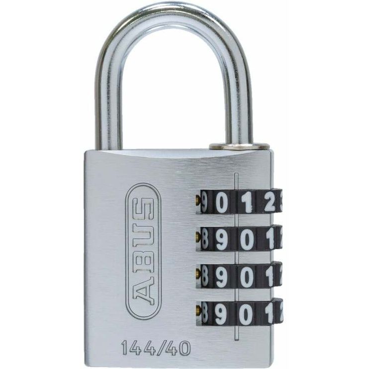 Riputatav ukselukk Abus 144/40, hõbe v., 77 mm