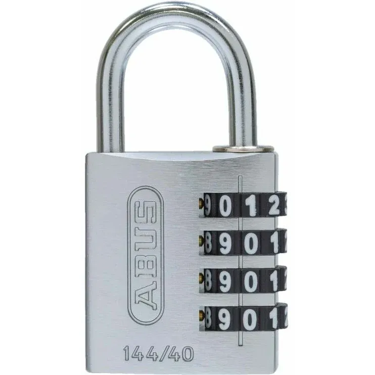 Riputatav ukselukk Abus 144/40, hõbe v., 77 mm