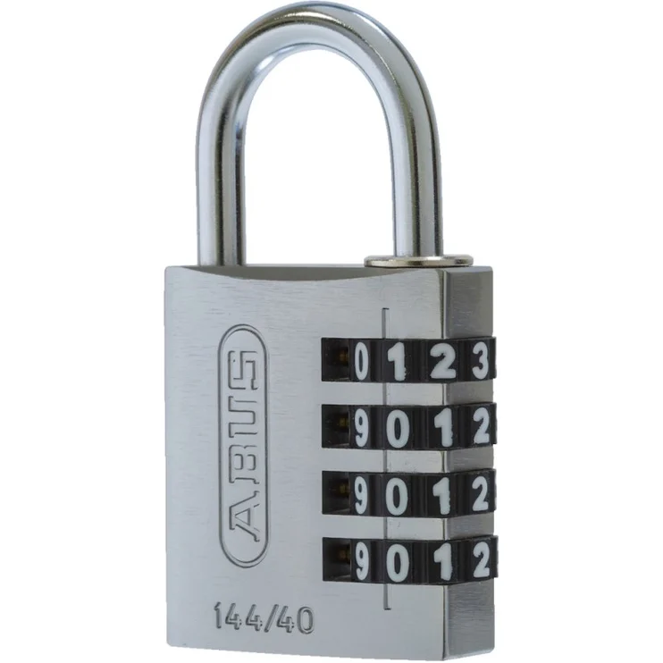 Riputatav ukselukk Abus 144/40, hõbe v., 77 mm