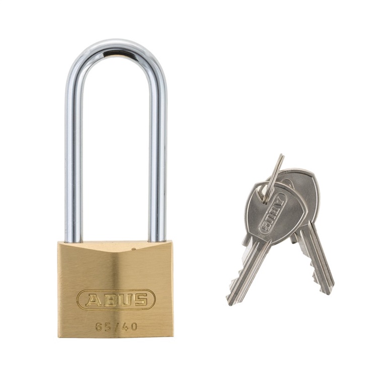 Lukk Abus 65/40HB63C, kuldne v., 103 mm
