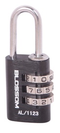 Lukk Blossom AL11, must v., 21 mm x 10 mm