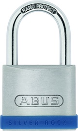 Lukk Abus 79267, hõbe v., 79 mm x 47 mm