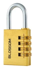 Lukk Blossom NL11, messingi v., 72 mm x 30 mm