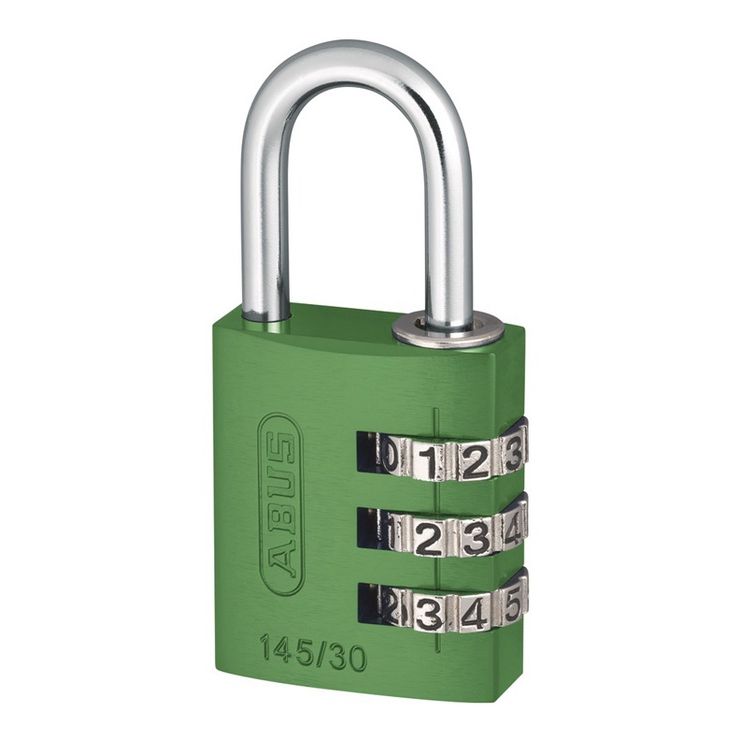 Lukk Abus 145/30 46560, roheline v., 65 mm