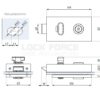 WASHROOM INDICATION LOCK CDA ERICE LINE TGLI10S SSS