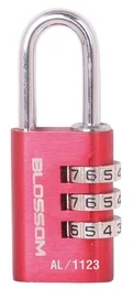 Lukk Blossom AL/1123, punane v., 21 mm x 10 mm