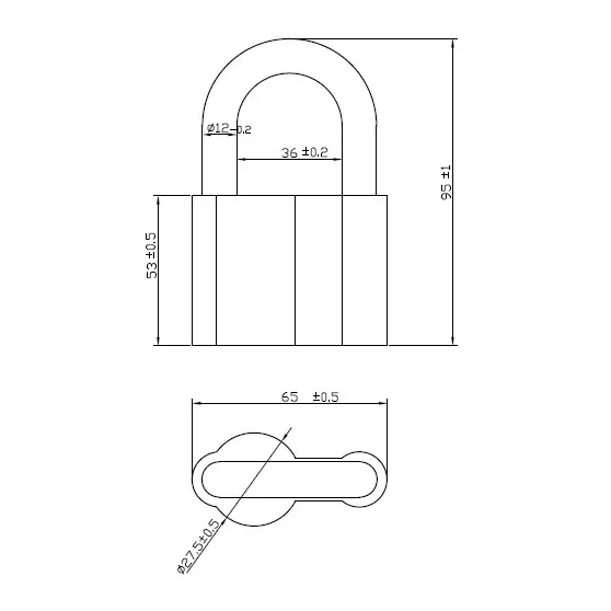 Lukk Okko AL770, hall v., 105 mm