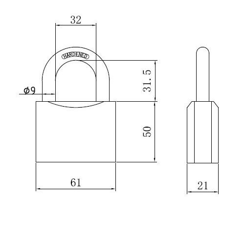 Lisalukk / Snepperlukk Okko HG360, hall v., 90 mm
