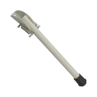 Kapiukse fiksaator alla avanev Ø14mm/165mm valge
