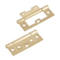 Universaalne uksehing 75x22mm messingu värv