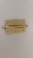 Uksehing 90x60mm/vasak/ poleeritud messing