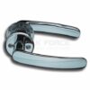 DOOR HANDLE ABLOY POLAR 6/007 BRASS/CHROME, 40-60 MM DOOR