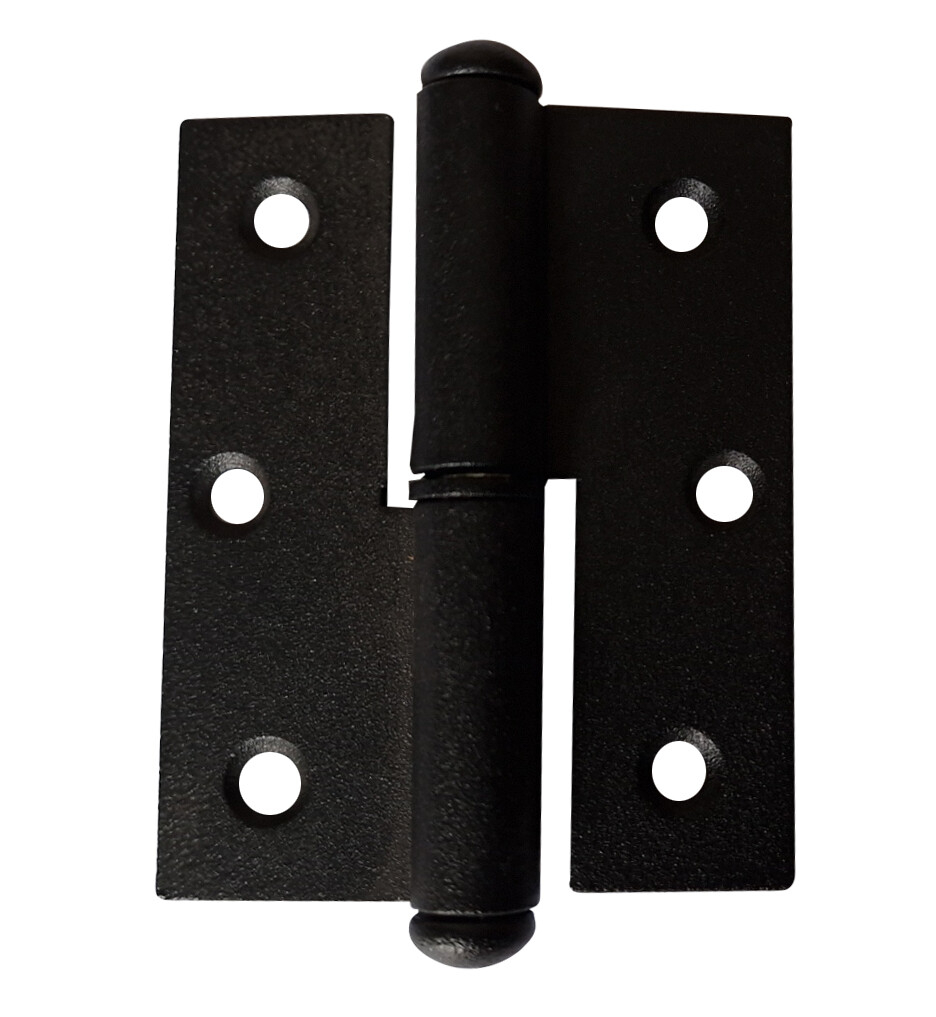 Kinnitatav uksehing 6214 70x55x2mm/vasak must