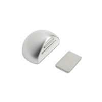 Uksetõkis magnetiga REI Ø52x38x26mm matt kroomi värv