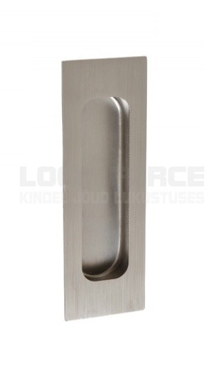 SLIDING DOOR FLUSH HANDLE, RECTANGULAR 120×40 MM STAINLESS STEEL