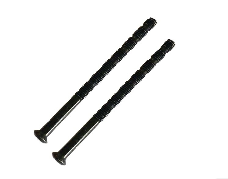 Ukselingi kruvid Valnes M4x90mm/2tk must
