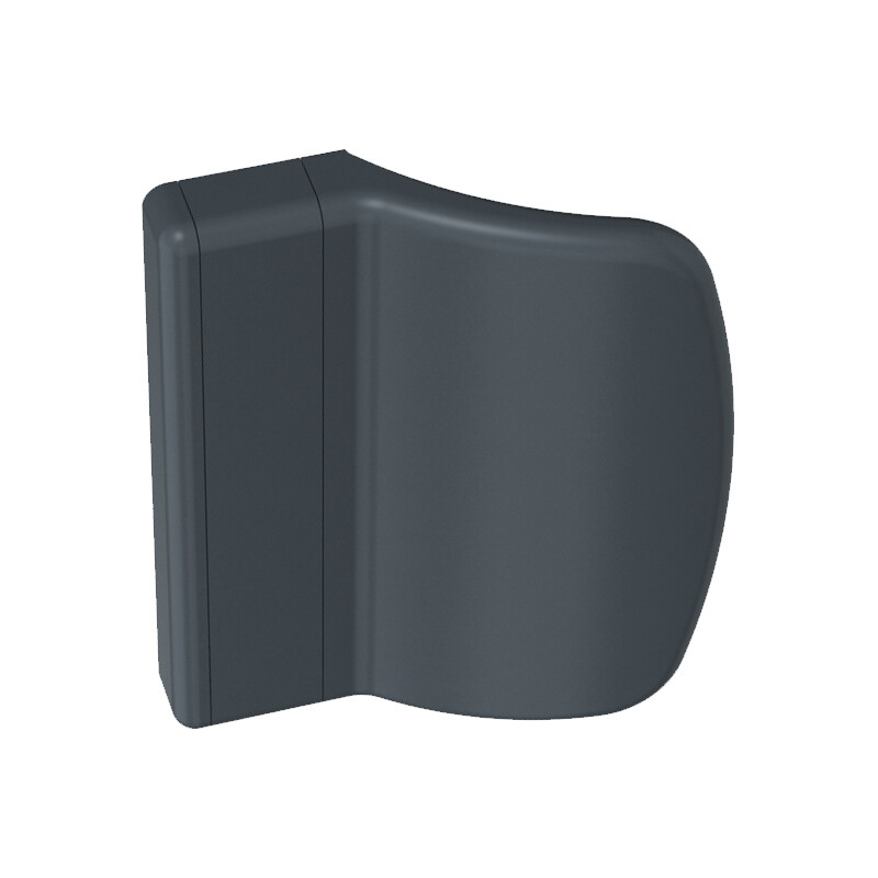 Rõduukse käepide 72x58x22mm antratsiithall