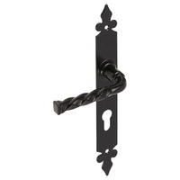 Ukselink pika kattekilbiga WHA 72 Domax 270x36/72mm must