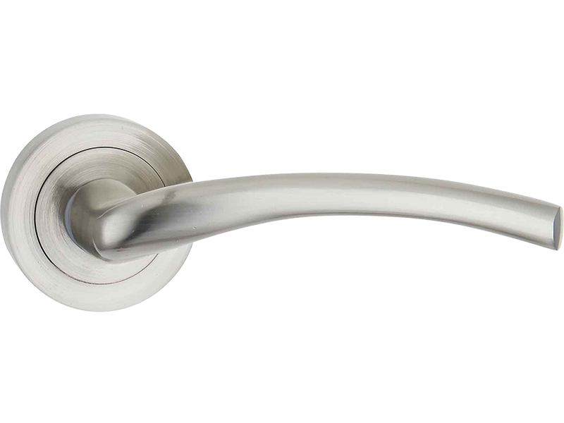 Ukselink ümara kattekilbiga AGRA nikli värv