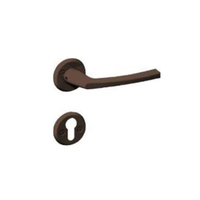 Ukselink ümarate kattekilpidega 30mm pruun