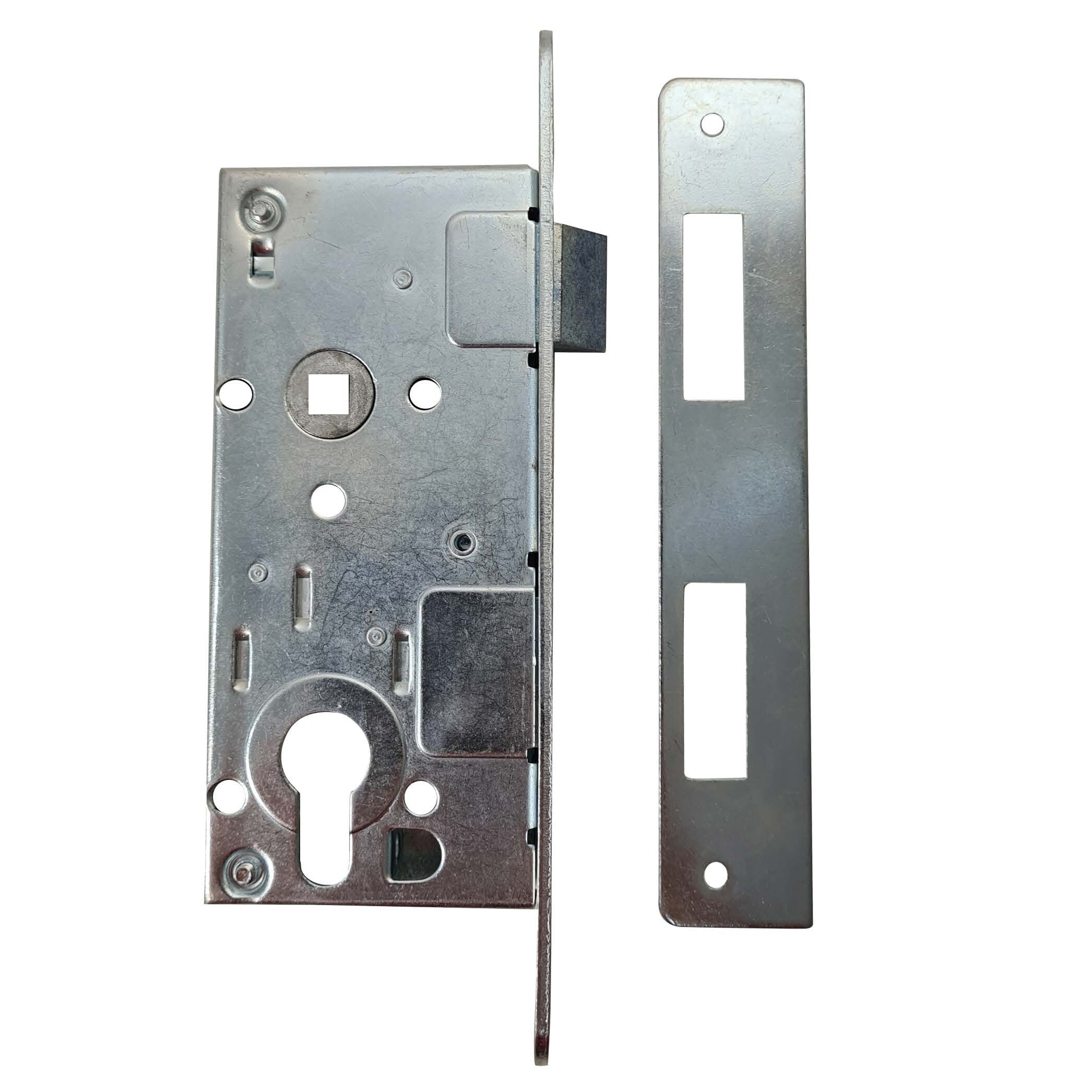 Ukselukk vastusplaadiga ZV45 72mm tsingitud