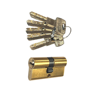 Luku turvasüdamik Apecs 30x30mm/5 võtit messingi värvi