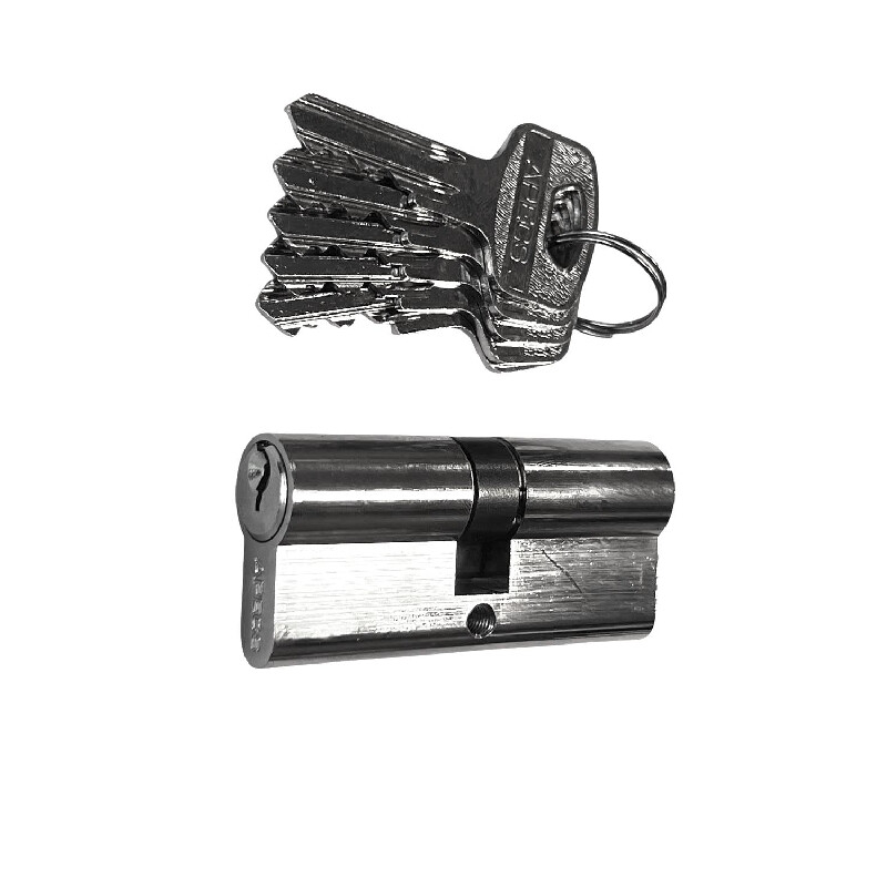 Lukusilinder Apecs 35x35mm/5 võtit kroomi värvi