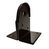 Tabaluku klamber 63x63x3mm pruun