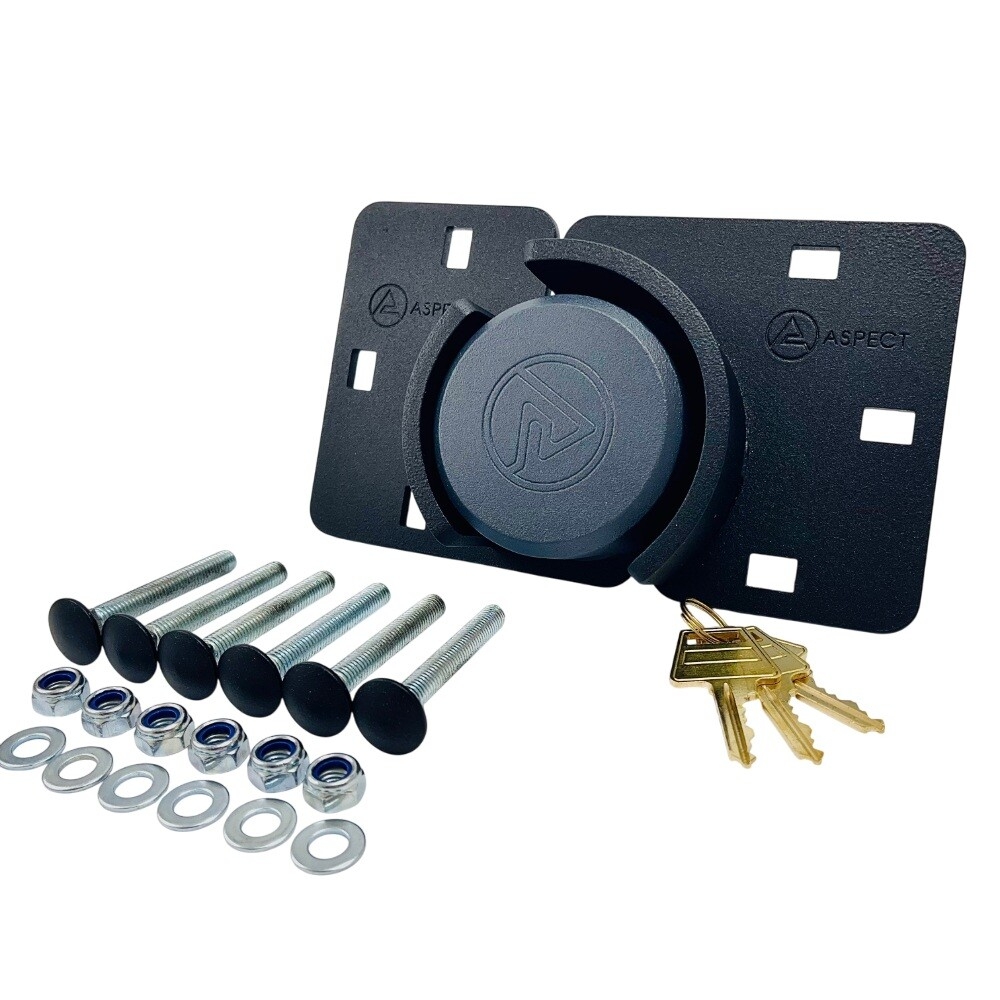 Tabalukk klambritega Aspect 210/120mm/3 võtit must