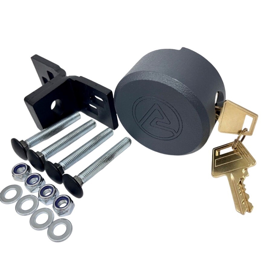 Tabalukk klambritega Aspect 105/12/Ø14mm/3 võtit must