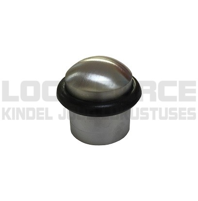 DOOR STOP Ø31 MM BRASS/SATINCHROME/BLACK RUBBER