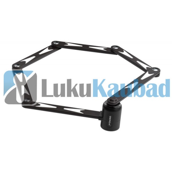 Jalgratta Liigendlukk GERDA FOLD 820W, Must
