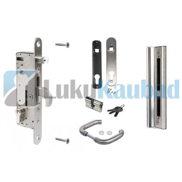 Jalgvärava luku komplekt LOCINOX H-Metal 92/35
