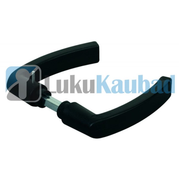 Jalgvärava luku ukselingid Locinox 3006P (must, polüamiid)