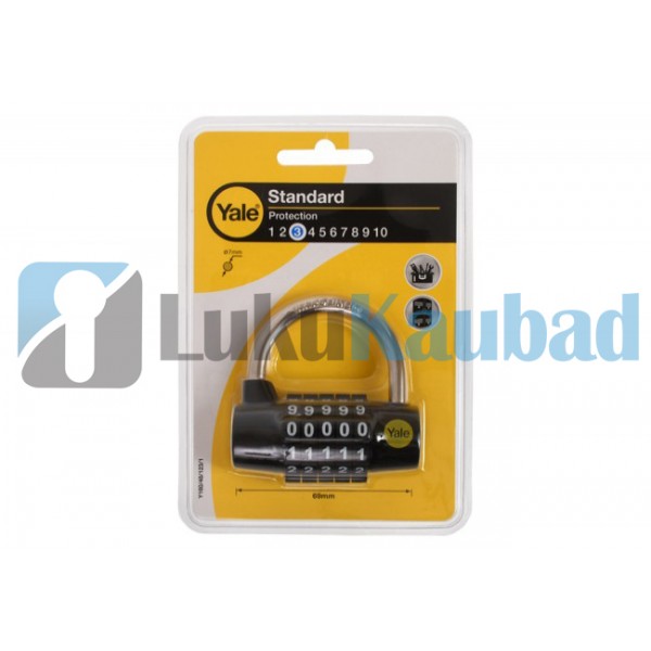 Koodiga tabalukk Yale 50 mm Y160/48/123/1