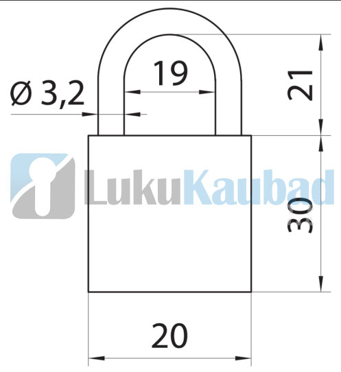 Koodiga tabalukk YALE YE3C/20/121/2/S