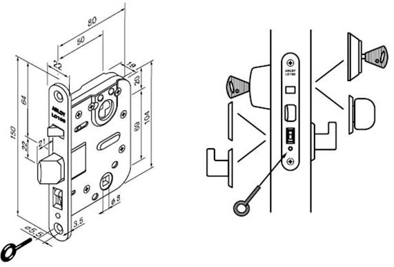Lukukorpus ABLOY LC100