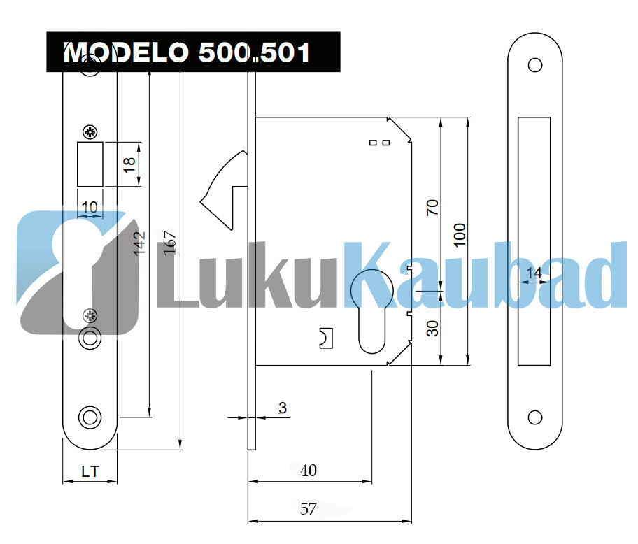 Lukukorpus konkskeelega Amig 501 PZ