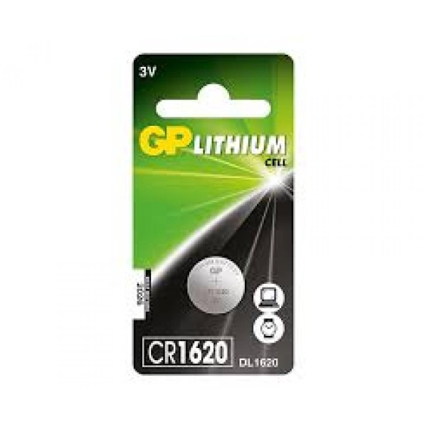Patarei GP Lithium CR1620 ø16,0x2,0mm