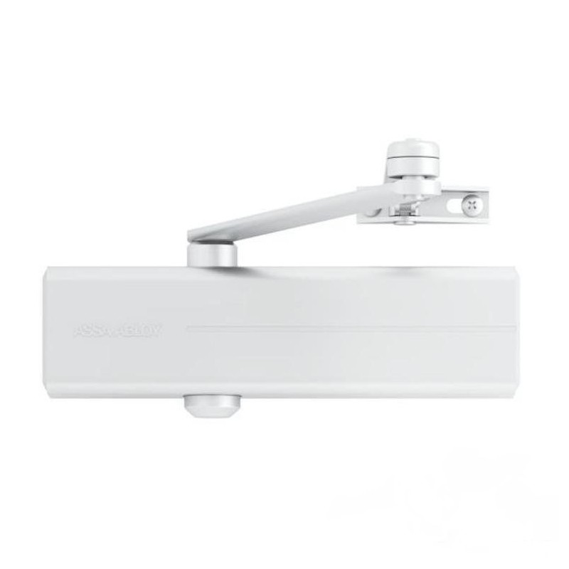 DOOR CLOSER ASSA DC140 BC with arm ALUMINIUM/SILVER (suitable for fire doors)