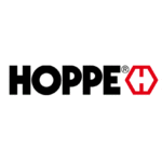 Hoppe ukselink Amsterdam võtmekilbiga – must (E)