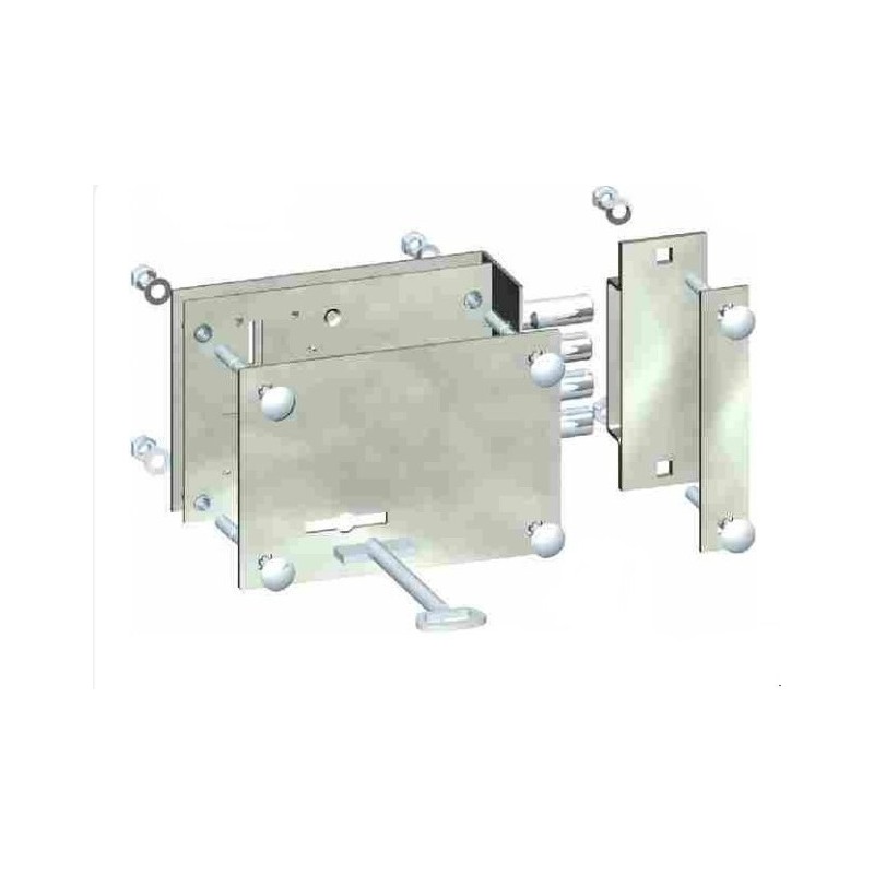 RIM LOCK FOR GARAGE AND GATE DOORS (for left handed doors)