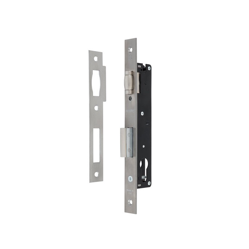 ROLLER BOLT MORTISE LOCK SANTOS 720-30+STRIKING PLATE